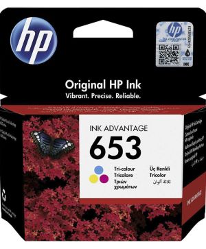 Оригинална мастилена касета HP653 Tri-Color