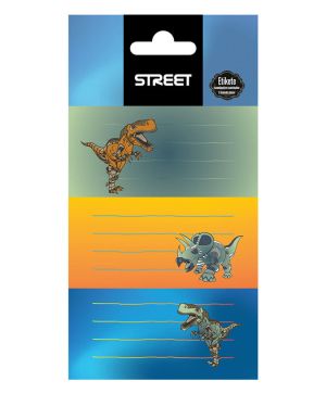 Етикети за тетрадка Street Dino
