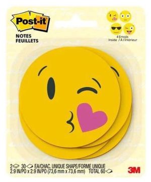 Самозалепващи листчета Post It Emojis, 60л