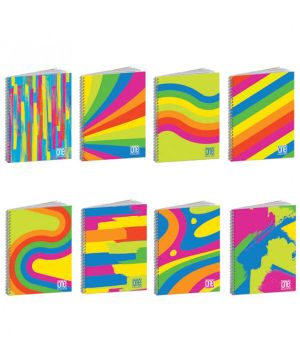 Тетрадка А4 Blasetti One Color Fantafluo,60л,спирала, ред