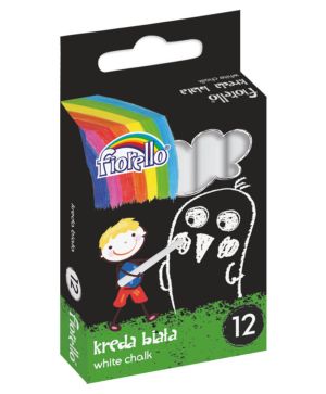 Тебешири Fiorello, 12бр, Бял