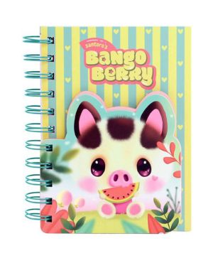 Бележник A6 Bangoberry Piggy Pig,спирала,280стр