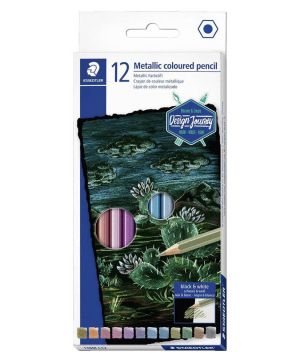 Цветни моливи Staedtler DJ 146 Metalic,12 цвята