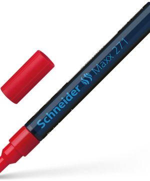Перманентен маркер Schneider Maxx 271, 1-2.0 mm, Червен