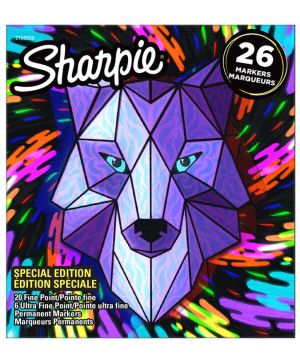 Комплект перманентни маркери Sharpie Wolf, 26 броя