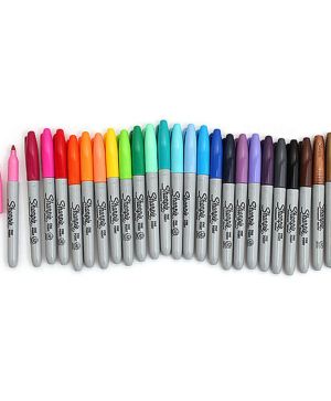 Комплект перманентни маркери Sharpie Wolf, 26 броя