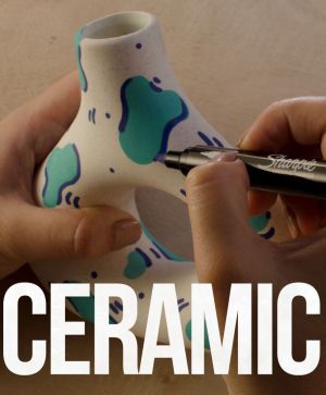 Комплект маркери Sharpie Acrylic, 5 цвята, блистер