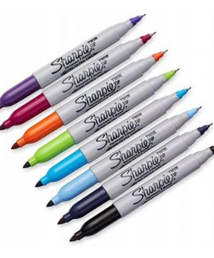 Комплект перманентни маркери Sharpie Twin Tip, 8 броя, блистер