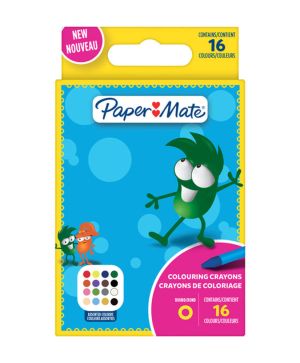 Пастели Papermate Kids Colouring, 16 цвята