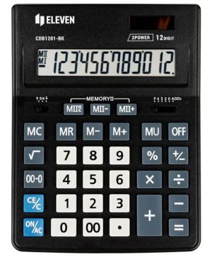 Калкулатор настолен Eleven CDB1201-BK, 12 разряден