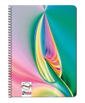 Тетрадка Deis A5, 100л, редове, спирала 01633