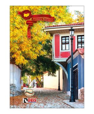 Тетрадка А5 Deis, 200л, широки редове, шити, твърди корици 01652