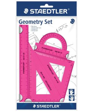 Геометричен комплект Staedtler 20см, 4 части
