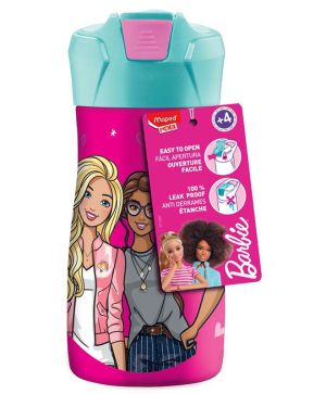 Бутилка за вода Maped Barbie, метална 430мл