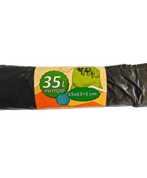 Торби за смет Renkli 35л. 12бр, 55х63+5см с връв