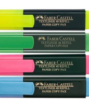 Текст маркер Faber Castell, 4 цвята
