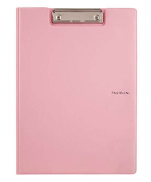 Клипборд Axent Pastelini A4, с капак, Розов