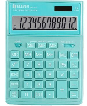 Калк. Eleven SDC-444X-GN, настолен, 12 разр. Зелен