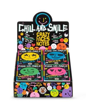Мини тефтерче Trendhaus Chill&Smile, 40л., асорти