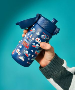 Бутилка за вода ION8 Print, метална 400ml Rescue