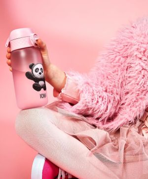 Бутилка за вода ION8 Print, рец.пл. 350ml Panda