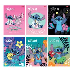 Тетрадка A4 Lilo&Stitch, бели листи, 54л
