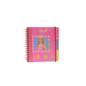 Lecolor Тетрадка Barbie, PP, 3 теми, със спирала, 60 листа