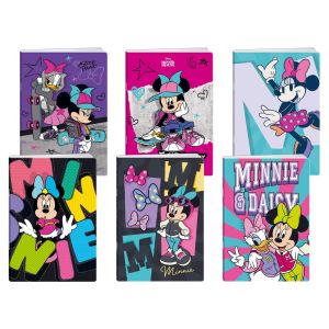 Тетрадка Best Buy Premium, Minnie Mouse, A4, широки редове, офсетова хартия, 50 листа, асорти, 1 брой