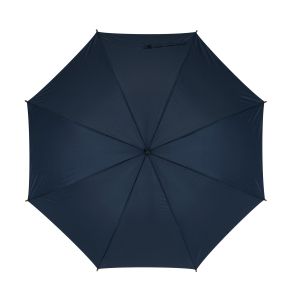 Office 1 Чадър, автоматичен, с извита дървена дръжка, 103 cm, тъмносин