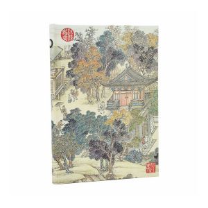 Paperblanks Тефтер Golden Age of Prosperity, Midi, широки редове, твърда корица, 72 листа
