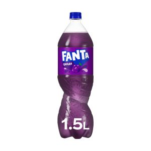 Fanta Газирана напитка, грозде, 1.5 L, в пластмасова бутилка
