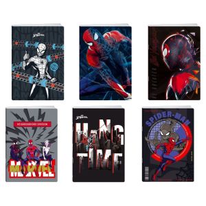 Тетрадка Best Buy Premium, Spiderman, A5, широки редове, офсетова хартия, 50 листа, асорти, 1 брой