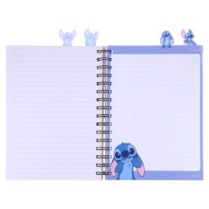 Тефтер Best Buy Squish, Stitch, A5, широки редове, офсетова хартия, със спирала, 100 листа