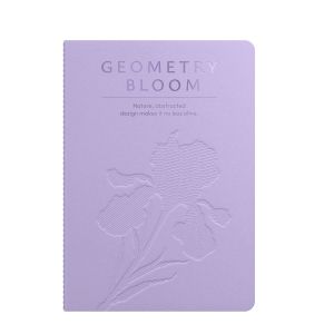Art Pioneer Тетрадка Geometry Bllom, A5, шита, 60 листа, лилава