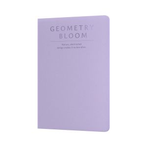 Art Pioneer Тетрадка Geometry Bllom, A5, шита, 60 листа, лилава