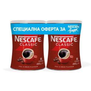Nescafe Разтворимо кафе Classic, за Frappe, 2 х 250 g