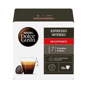 Nescafé Dolce Gusto Кафе капсула Espresso Intenso, безкофеинова, 16 броя