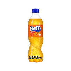Fanta Газирана напитка, портокал, 500 ml, в пластмасова бутилка