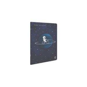 Gipta Тетрадка Astral, 13 x 21 cm, бяла хартия, широки редове, картонена корица, 60 листа