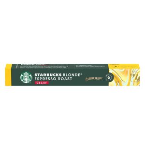 Starbucks Кафе капсула Blonde Espresso Decaffeinato, безкофеиново, за Nespresso, 10 броя