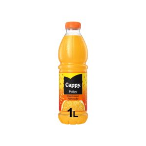 Cappy Плодова напитка Pulpy, портокал, с парченца плодове, 1 L, в кутия