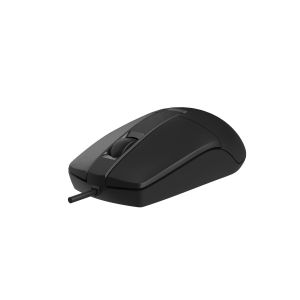 Мишка A4Tech OP-330S, с кабел, безшумна, USB, черна