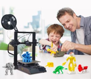 Принтер Colido 3D Diy 3.0, черен, диаметър на нишката 1.75 mm, диаметър на дюзата 0.4 mm, USB/SD Card