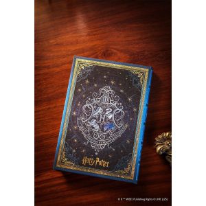 Paperblanks Тефтер Ravenclaw, Midi, широки редове, твърда корица, 72 листа
