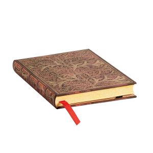 Paperblanks Тефтер Wildwood, 95 х 140 mm, широки редове, твърда корица, 88 листа