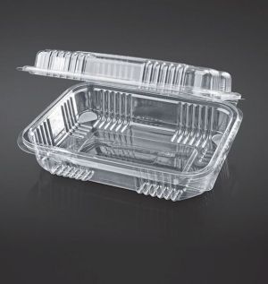 Кутия с прикачен капак PET 1250ml, 100бр/стек