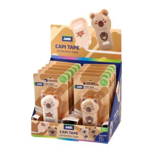 Коректор-лента Junior Capi Tape, капибара, дължина 6 m, асорти