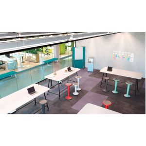 Табуретка Interstuhl Up 100U, кръгла, черна