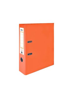 Office 1 Класьор, 8 cm, PP, с метален кант, несглобен, оранжев, 50 броя