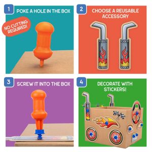 Learning Resources Образователна игра Boxineers - Превозни средства